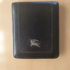 Burberry ブラック 二つ折り財布