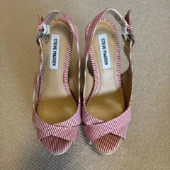 STEVE MADDEN ウッドヒールサンダルのサムネイル
