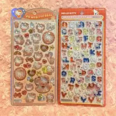 つ*み様 【新品正規品】ハローキティ ボンボンドロップシール 文字 うるちゅるポ