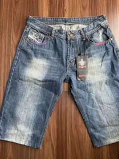 未使用デニムハーフパンツ ジーンズ