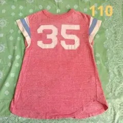 デニム＆ダンガリー DENIM DUNGAREE 半袖ワンピース 110