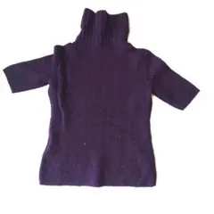 UNTITLED アンタイトル ハイネック ニット 半袖