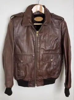 美品 PABLO CREATION 本革フライトジャケット A2 G1 ボア M