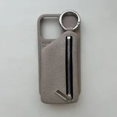 ajew レザー iPhoneケース 13pro ベージュ