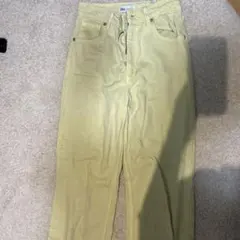 ZARA カラーデニム　ハイウェスト