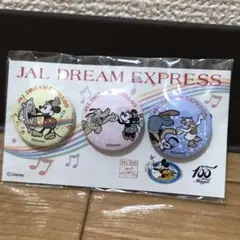 非売品 ディズニーシー開園記念 JAL 缶バッジ 2.5cm