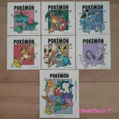 【新品】ポケモン 3コインズ COINS ステッカー 7枚セット ①