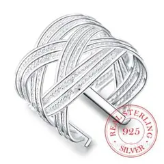 ダブルクロス S925 スターリング シルバー リング キラキラ #C728-1