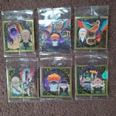 ワンピース大海賊シールウェハースLOG.13 五老星　６枚セット