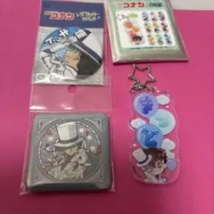 名探偵コナン　怪盗キッド　缶バッジ　アクリルキーホルダー　まとめ売り