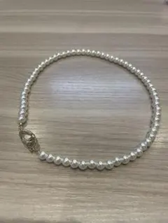 パールネックレス ゴールドカラー留め具のサムネイル