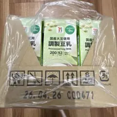 調製豆乳 200ml 24本入りのサムネイル