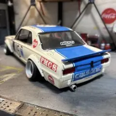 スカイラインハコスカGTRホワイト 1/18京商ミニカー - メルカリ
