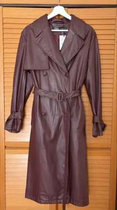 新品 ZARAレザーコート