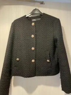 zara ノーカラージャケット