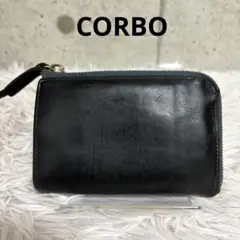 CORBO コラボ　L字ファスナー　ダークブラウン