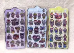 Labubu ラブブ☆ボンボンドロップシール レインボー3セット