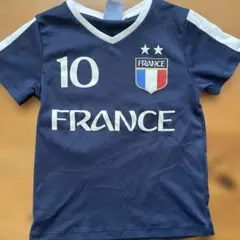 値下げ！FRANCE 10番 Vネック Tシャツ 6サイズ　サッカー