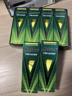 新品未使用Srixon TRI-STAR ゴルフボール 1.5ダース イエロー