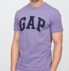 GAP パープル ロゴ Tシャツ 　ユニセックス