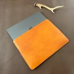 【最終値下げ】本革MacBookスリーブ｜手縫い×姫路レザー
