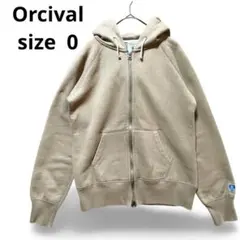 Orcival オーシバル　オーチバル　ダブルジップ　パーカー　ラグランスリーブ