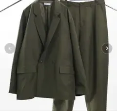 フリークスストア セットアップ コーデュロイ グリーン 緑 テーラードジャケット