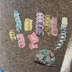 ねこのフレークシールのセット