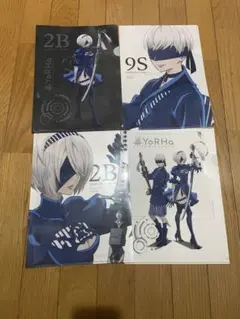 ニーアオートマタ ローソン　クリアファイル　セット