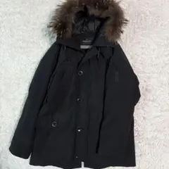 ✨希少/XL✨ナノユニバース 西川ダウン HYBRID ラクーンファー 2way