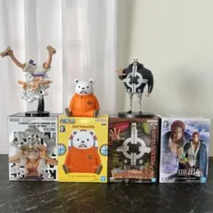 ワンピース ニカギア5 ペポ くま シャンクス　フィギュア4体セット
