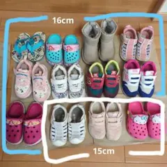 ニューバランス他　ベビー　キッズシューズまとめ売り15.0　16.0cm