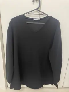 YONFA Vネックプルオーバー (black)