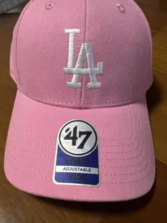 47 MVP LA ロゴ ピンク キャップ キッズ