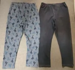 2枚セット■ユニクロレギンスリラックスフィット120センチ