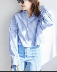 SLOBE IENAクロップドレギュラーシャツ