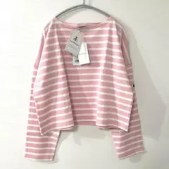 タグ付新品/ルミノア定価1.6万フレームワーク　プチコパンコート　白×ピンク