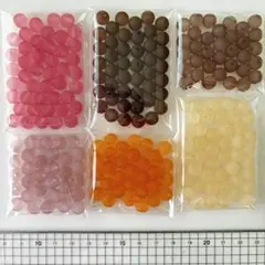 プラスチックビーズ 6パックセット
