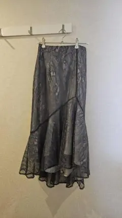 【美品】アシメデザインイレヘムマーメイドスカート MERCURYDUO
