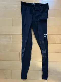 C3fit メンズブラックサポートタイツ
