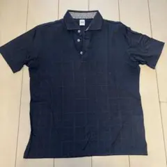 TAKEO KIKUCHI ネイビー チェック柄 シャツ M