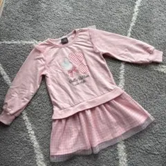 Dolly Ribbon ワンピース 110サイズ ピンク