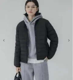 【Lサイズ】cocaデタッチャブルインナーダウン ブラック 新品未使用