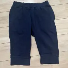 美品ネイビー ボトムス 100cm 七分丈
