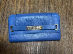 コーチ　スワッガー ペブルドレザー スリムエンベロープ 二つ折り長財布