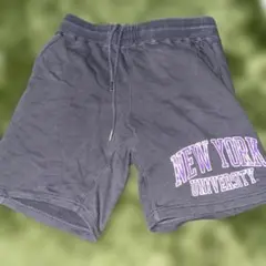 NEW YORK UNIVERSITY ショートパンツ ダークグレー