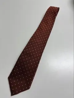【美品】ブラックレーベル・クレストブリッジ ネクタイ ボルドー ドット柄