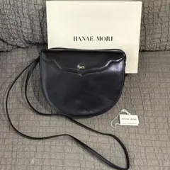 《ビンテージ》HANAE MORI ハナエモリ ショルダー バッグ ブラックのサムネイル