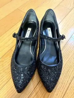 ダイアナ DIANA グリッター パンプス　24.5cmのサムネイル