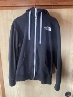 米軍放出品　THE NORTH FACE ダークグリーン ジップアップパーカー